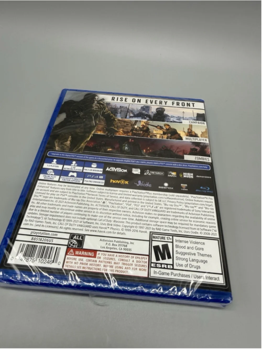 Activision smoke free